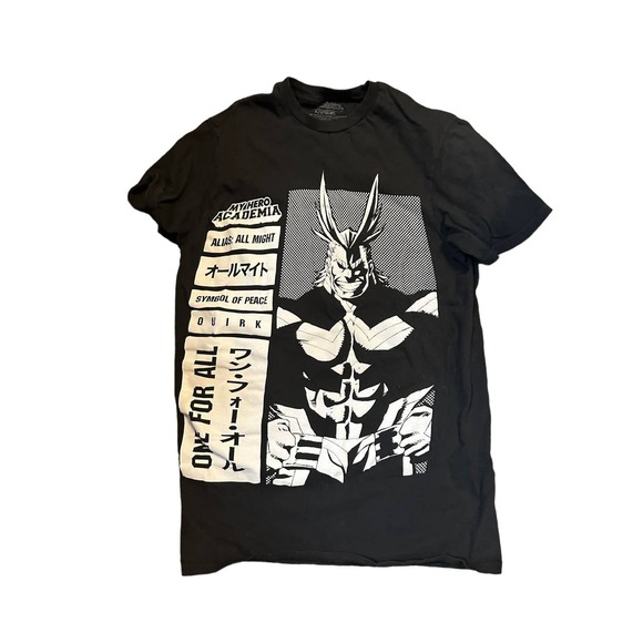Mens - My Hero Academia - Funmation Black Small Tee - Picture 1 of 1